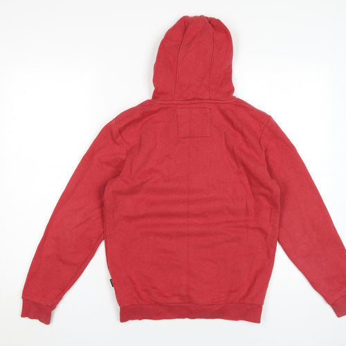 Quiksilver Boys Red Pullover Hoodie, Graphic Print, Size 12