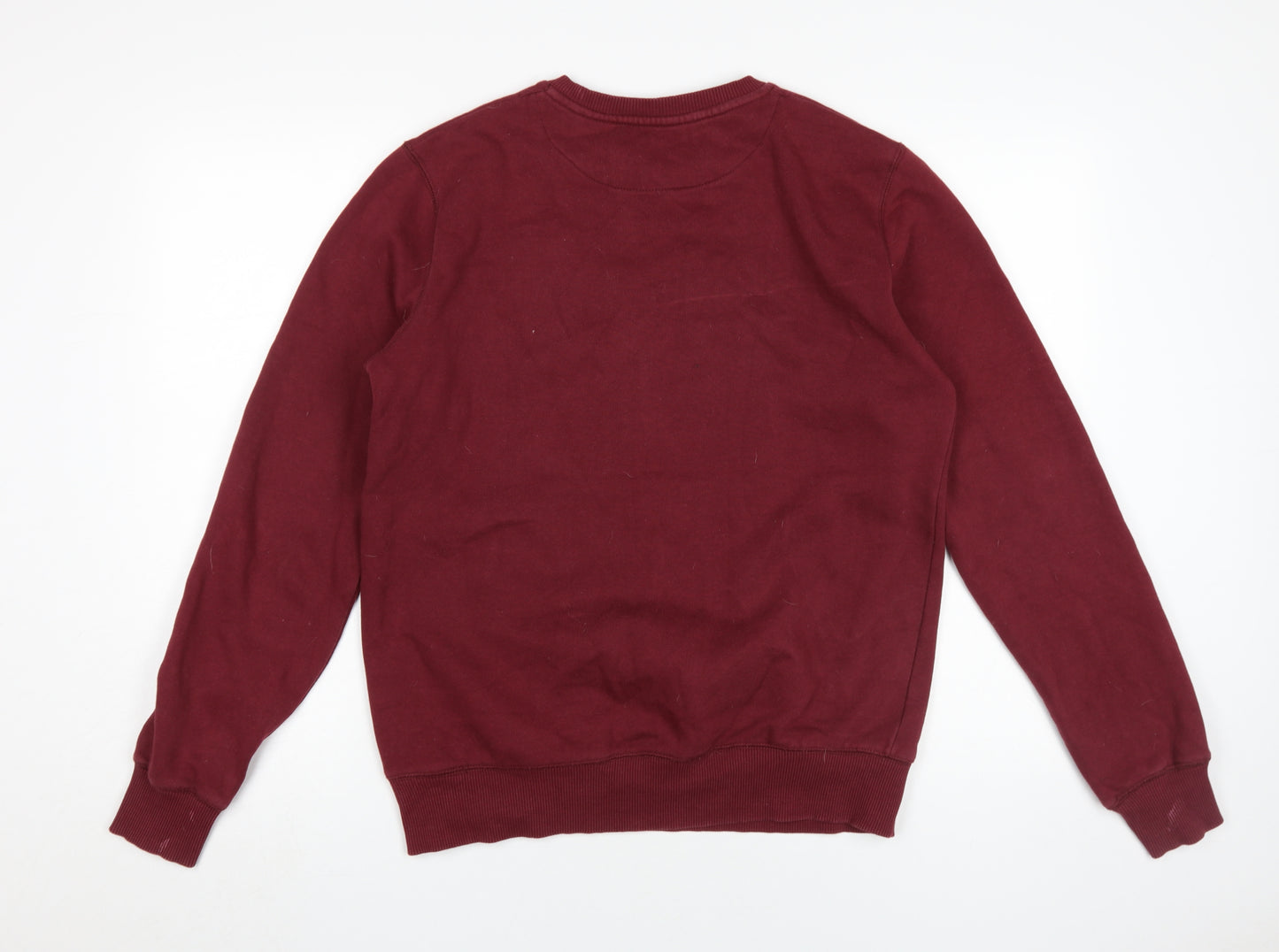 Sonneti Men's Red Graphic Print Pullover Sweatshirt M