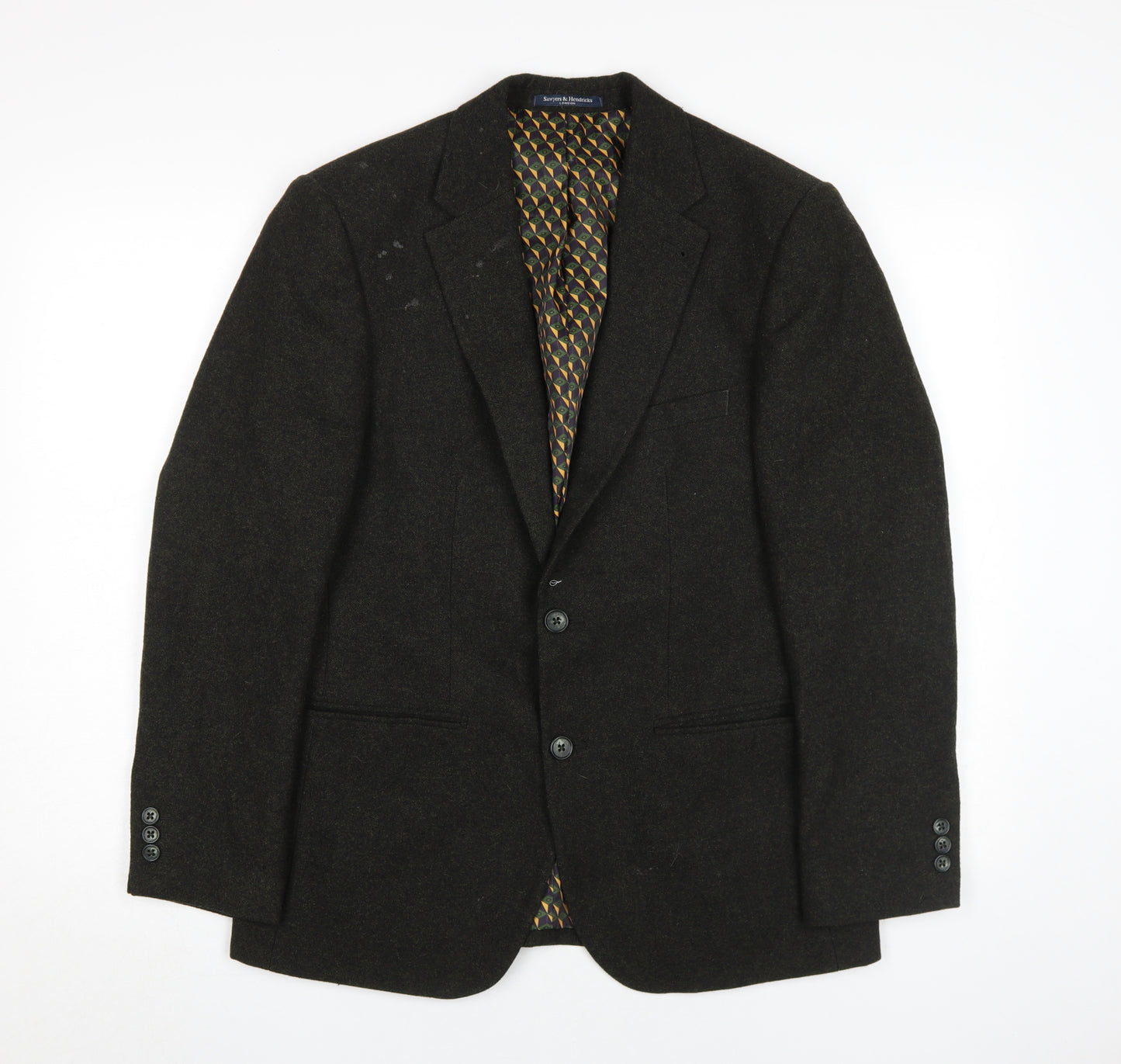 Sawyers & Hendricks Men's Black Blazer 38S
