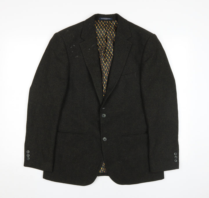 Sawyers & Hendricks Men's Black Blazer 38S