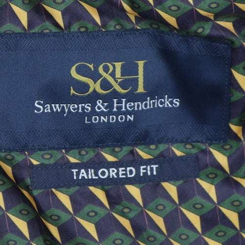 Sawyers & Hendricks Men's Black Blazer 38S