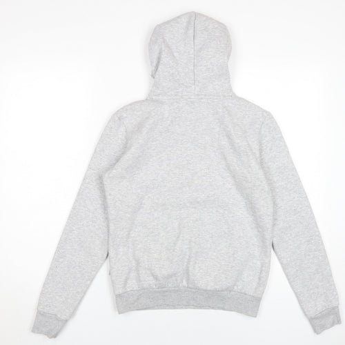 PUMA Grey Unisex Adults Pullover Hoodie Size 8