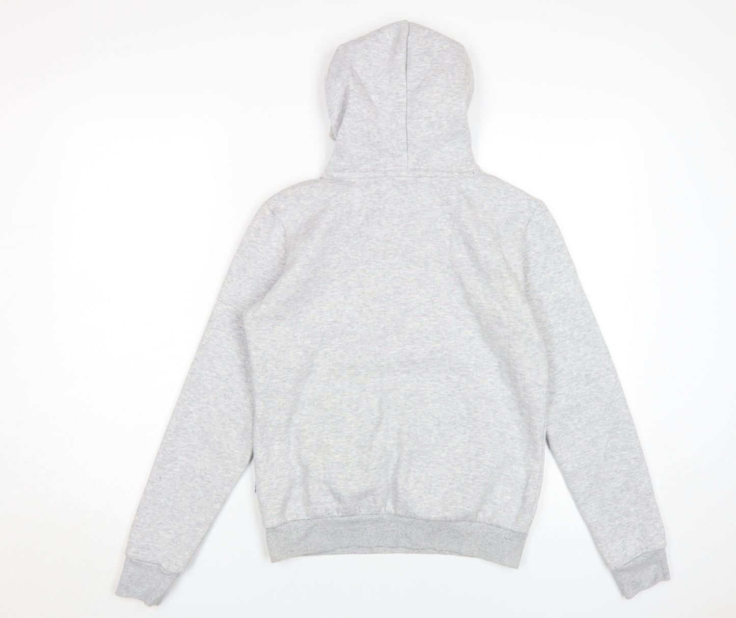 PUMA Grey Unisex Adults Pullover Hoodie Size 8