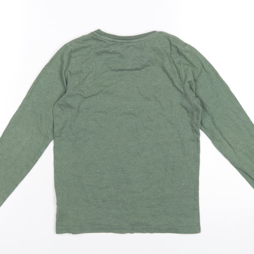 Star Wars Boys Green The Mandalorian Long Sleeve T-Shirt 7-8 Years