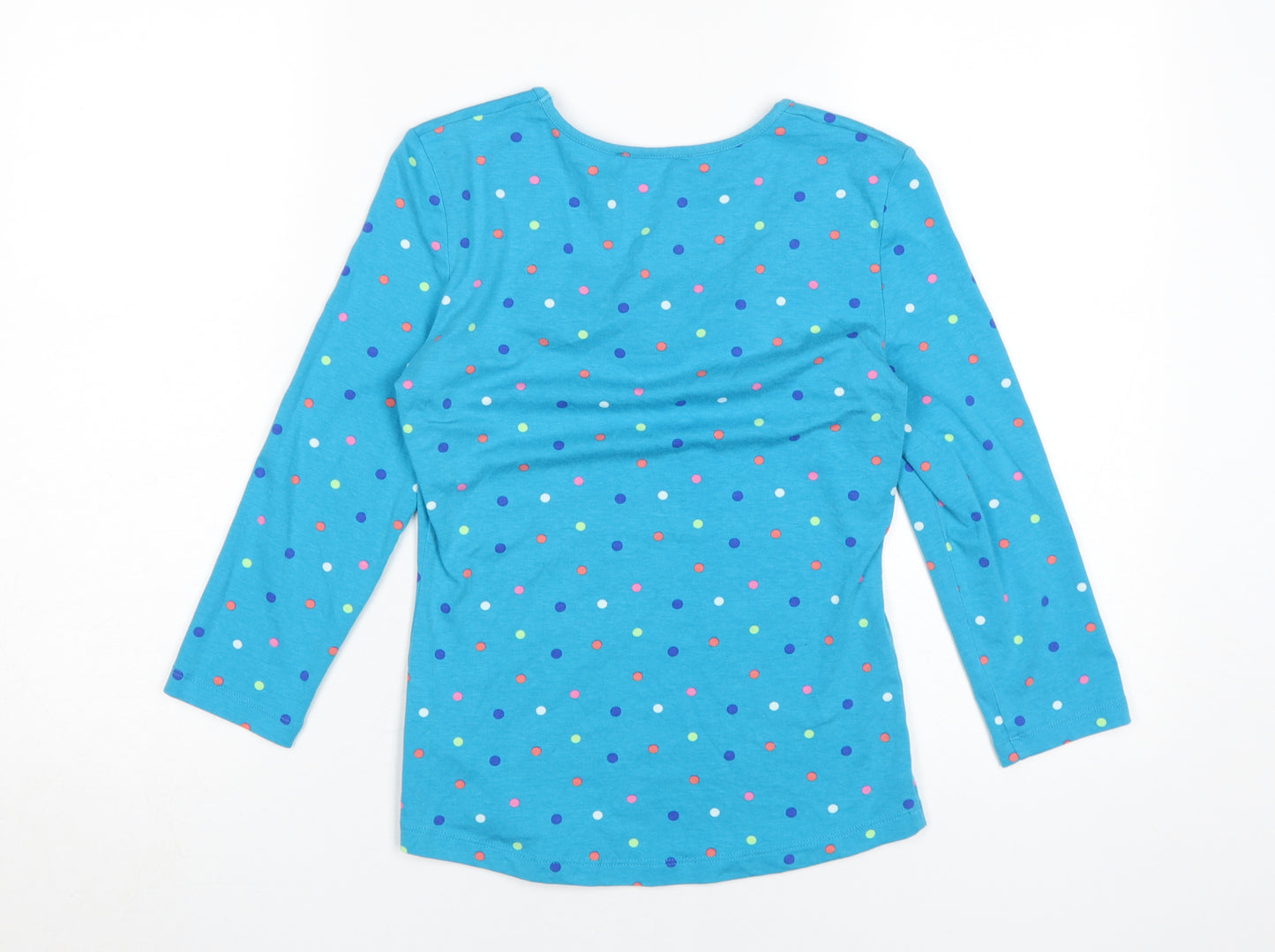 Kettlewell Women's Blue Polka Dot T-Shirt XS