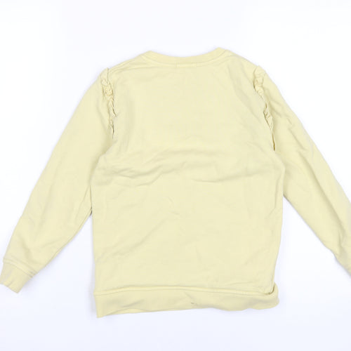 Barbour Girls Yellow Ruffle Sweatshirt 8-9 Years