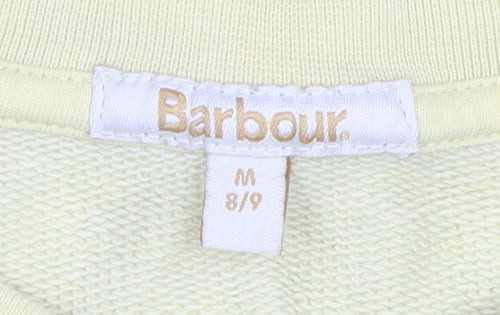 Barbour Girls Yellow Ruffle Sweatshirt 8-9 Years