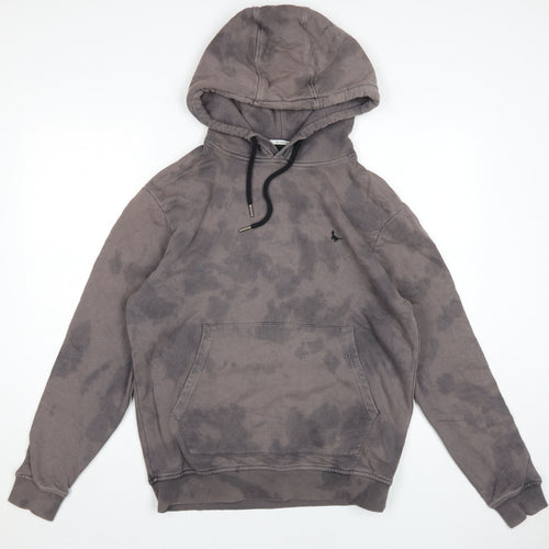 Jack Wills Men's Grey Pullover Hoodie, S, Cotton