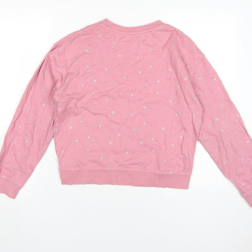 John Lewis Girls Pink Pullover Sweatshirt, Size 12 Years