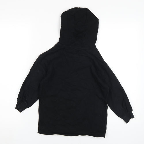 Next Girls Black Butterfly Jewel Hoodie, 6 Years, Pullover