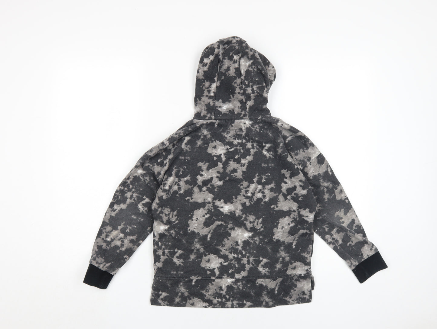 Next Boys Grey Camouflage Pullover Hoodie, Size 8 Years