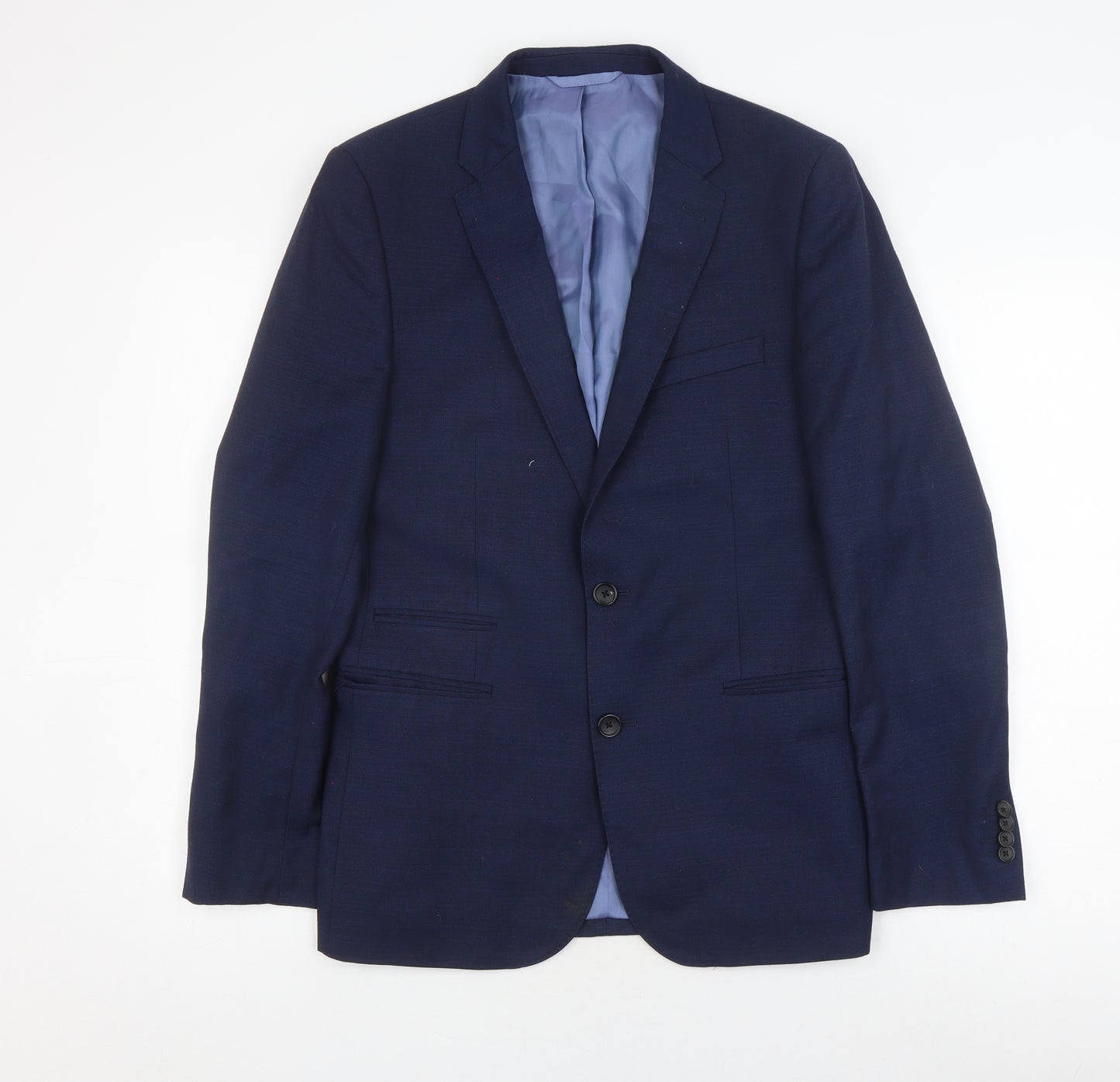 French Connection Men's Blue Slim Fit Blazer 38R
