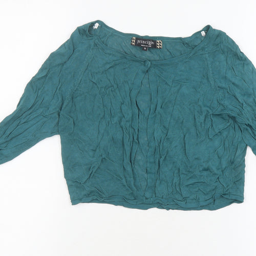 Principles Women’s Green Knit Blouse Size 12