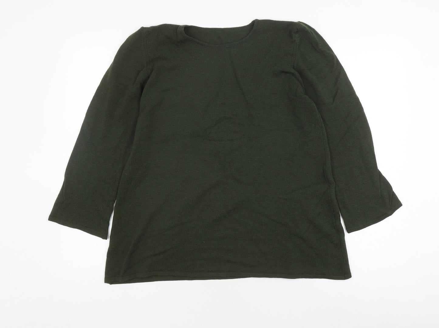 Marks and Spencer Women's Green Knit Top UK 14