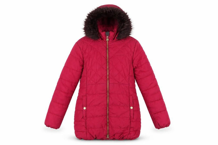 Regatta Girls Red Puffer Jacket - 9-10 Yrs Winter Coat