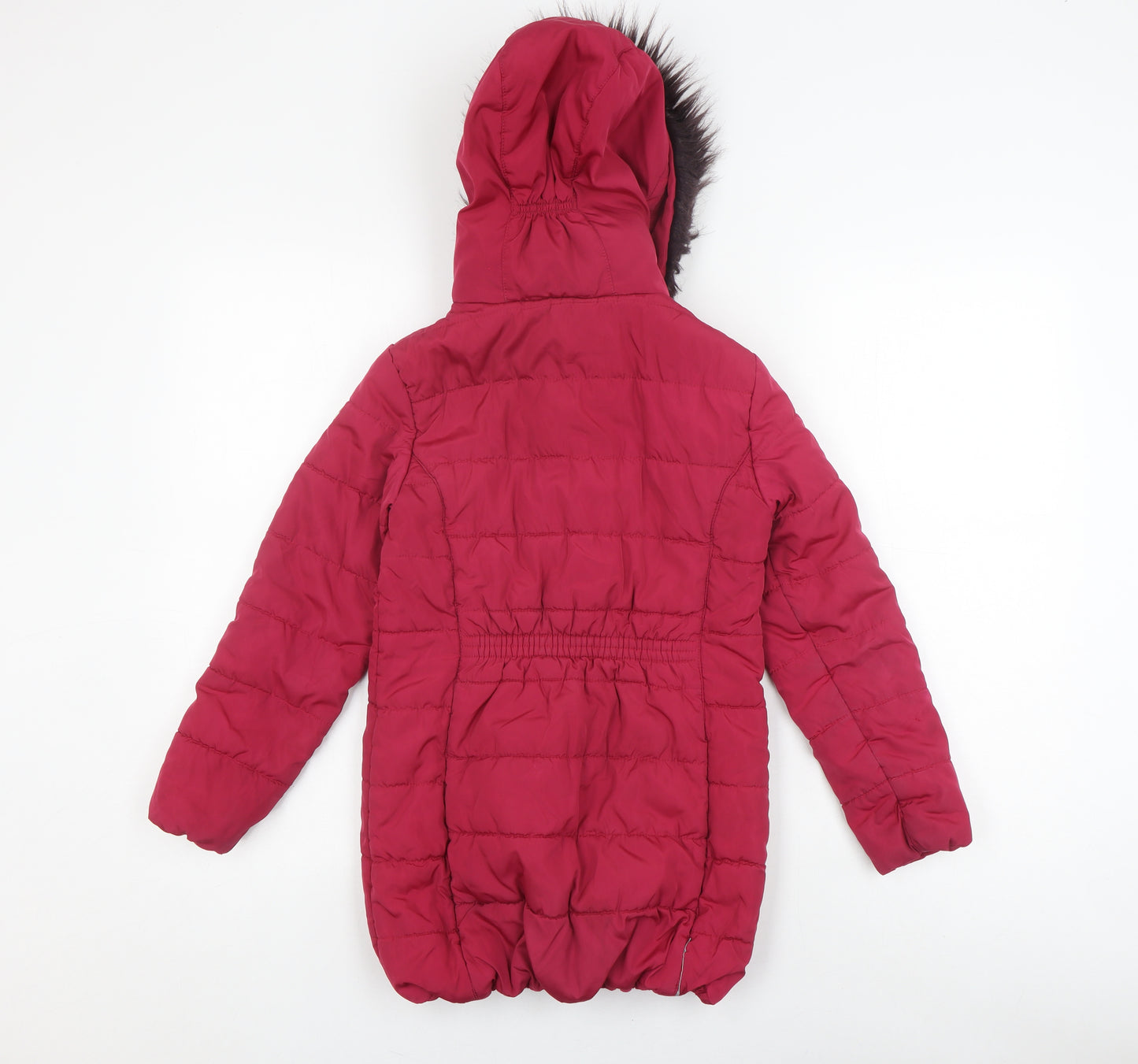 Regatta Girls Red Puffer Jacket - 9-10 Yrs Winter Coat