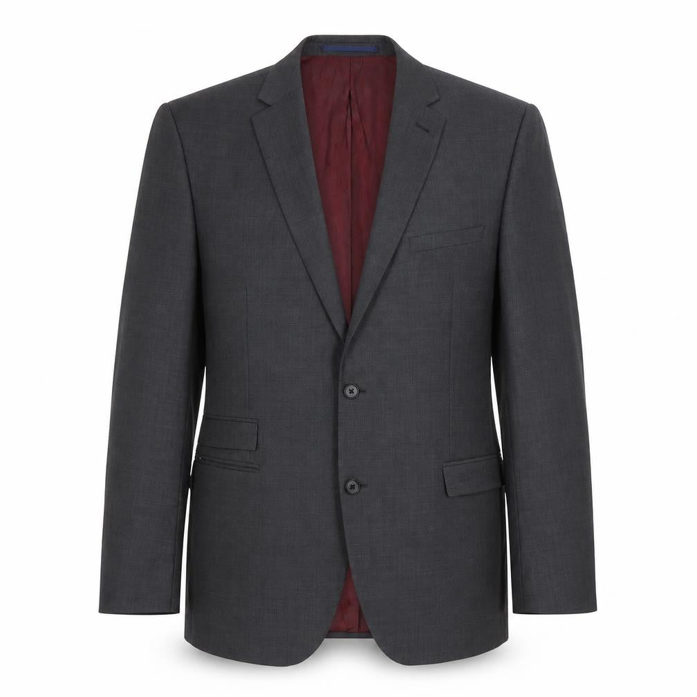 Front view of Next Men's Grey Regular Fit Blazer 44R Formal
