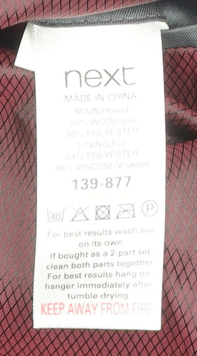 Next Men's Grey Regular Fit Blazer 44R Formal