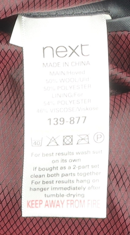 Next Men's Grey Regular Fit Blazer 44R Formal