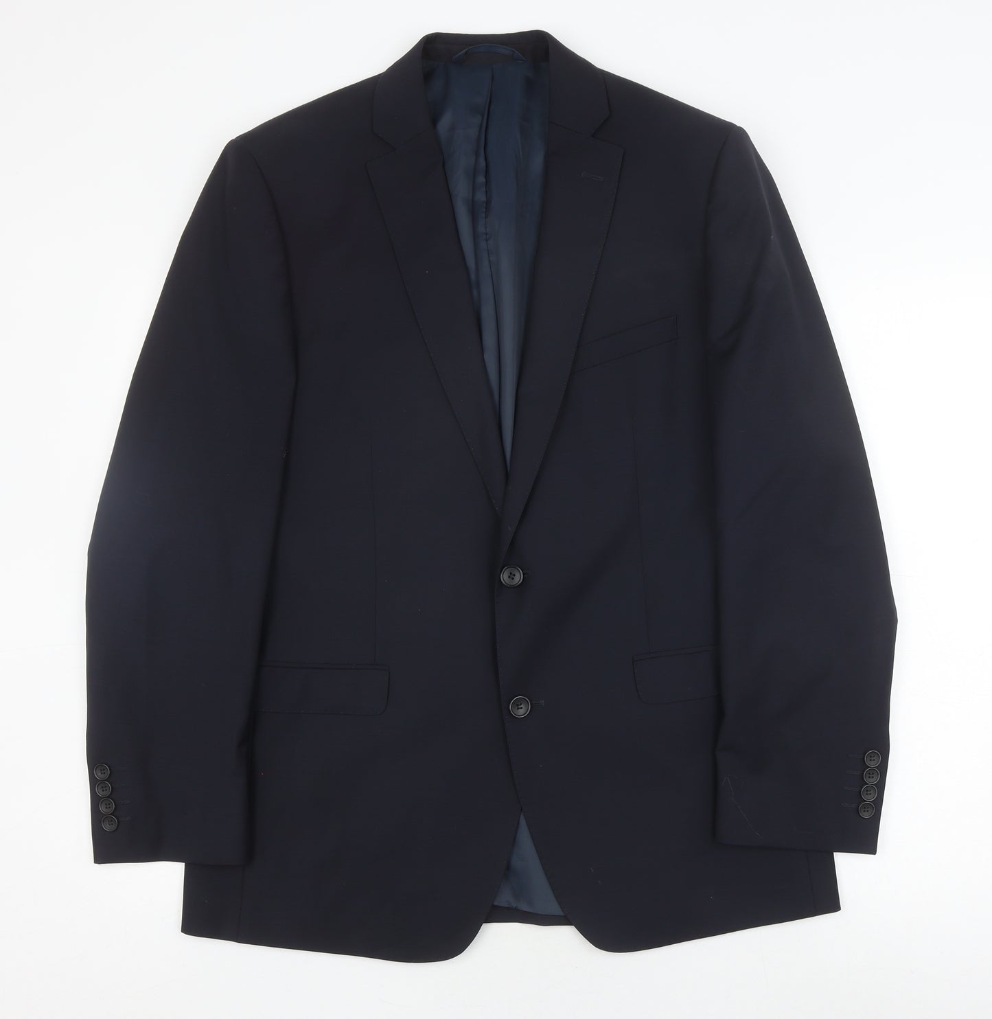 Men's Moss 1851 Black Blazer, Regular Fit, Size 42R