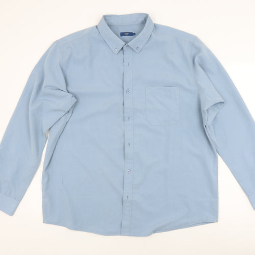 Cotton Traders Men's Blue XL Long Sleeve Shirt