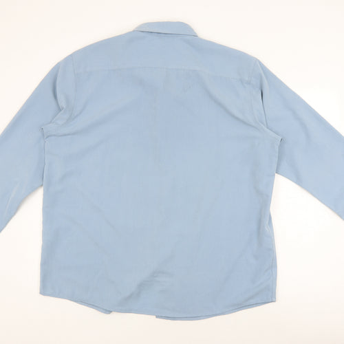 Cotton Traders Men's Blue XL Long Sleeve Shirt
