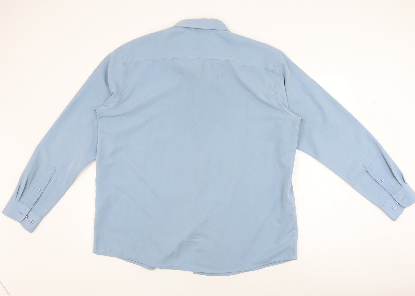 Cotton Traders Men's Blue XL Long Sleeve Shirt