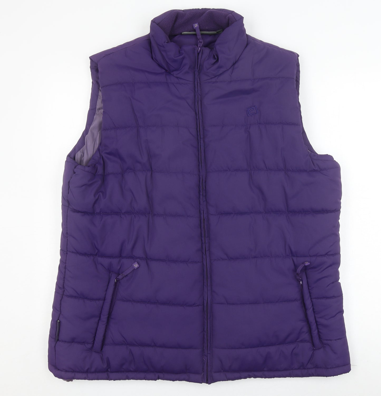 Mountain Essentials Women's Purple Gilet 20 Padded Zip Outdoor