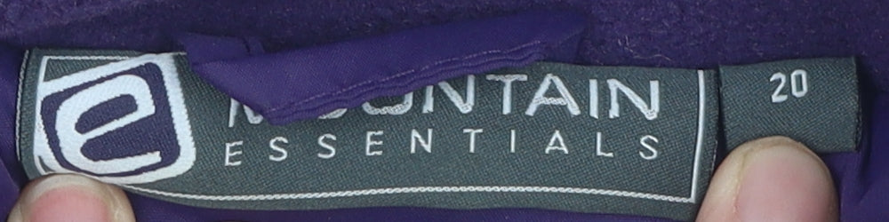 Mountain Essentials Women's Purple Gilet 20 Padded Zip Outdoor