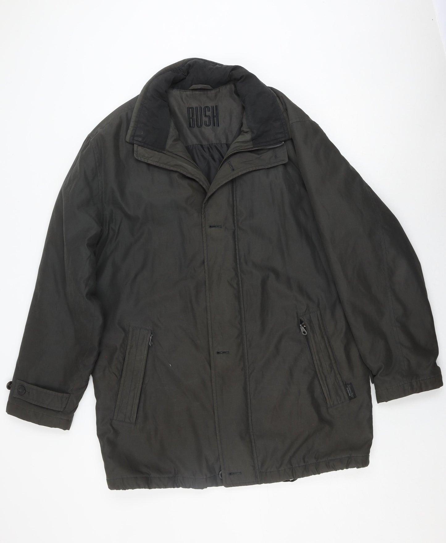 Bush Men's Green Military Jacket R40 Casual