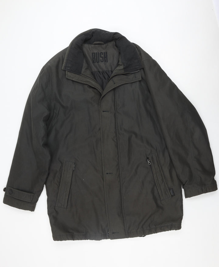 Bush Men's Green Military Jacket R40 Casual