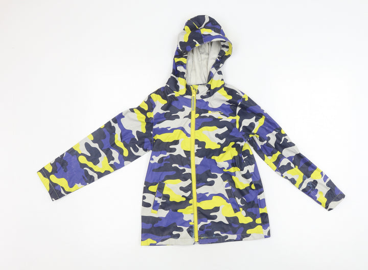 Mountain Warehouse Boys Camouflage Rain Coat 7-8 Years