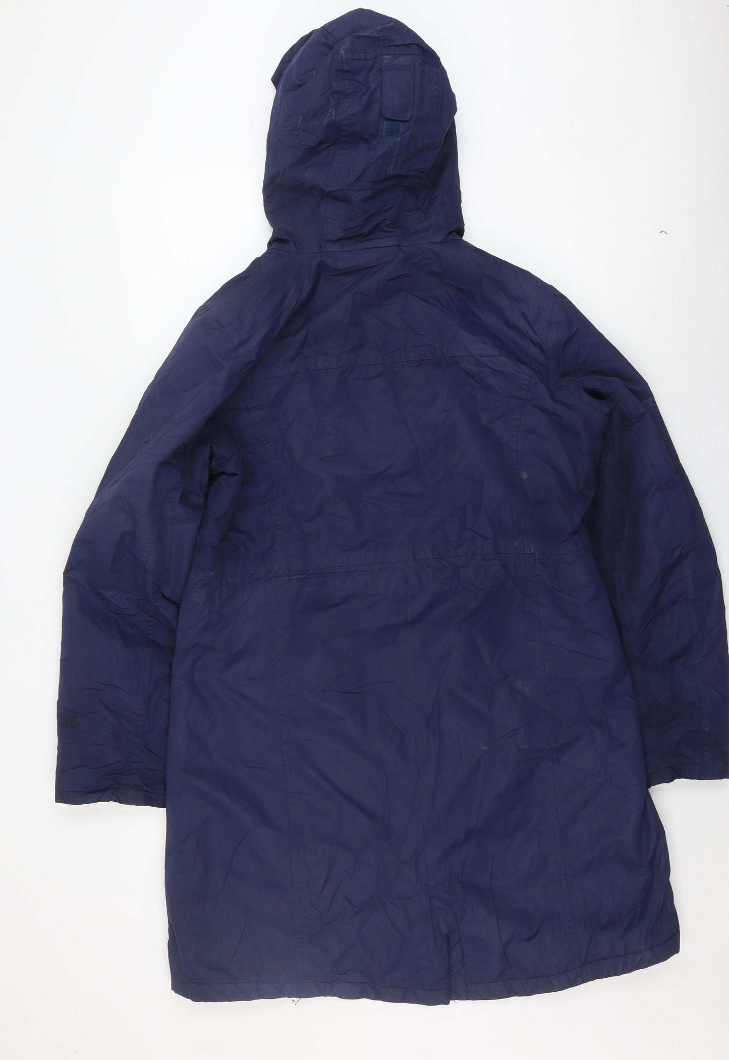 Peter Storm Women's Blue Hooded Parka Jacket Size 14