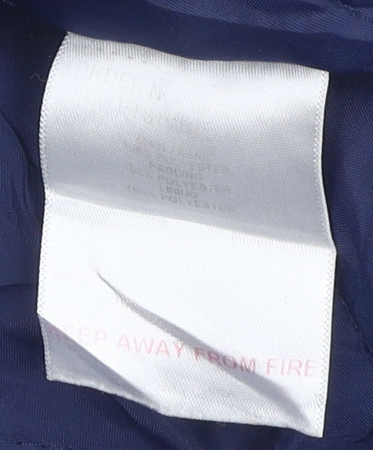 Peter Storm Women's Blue Hooded Parka Jacket Size 14