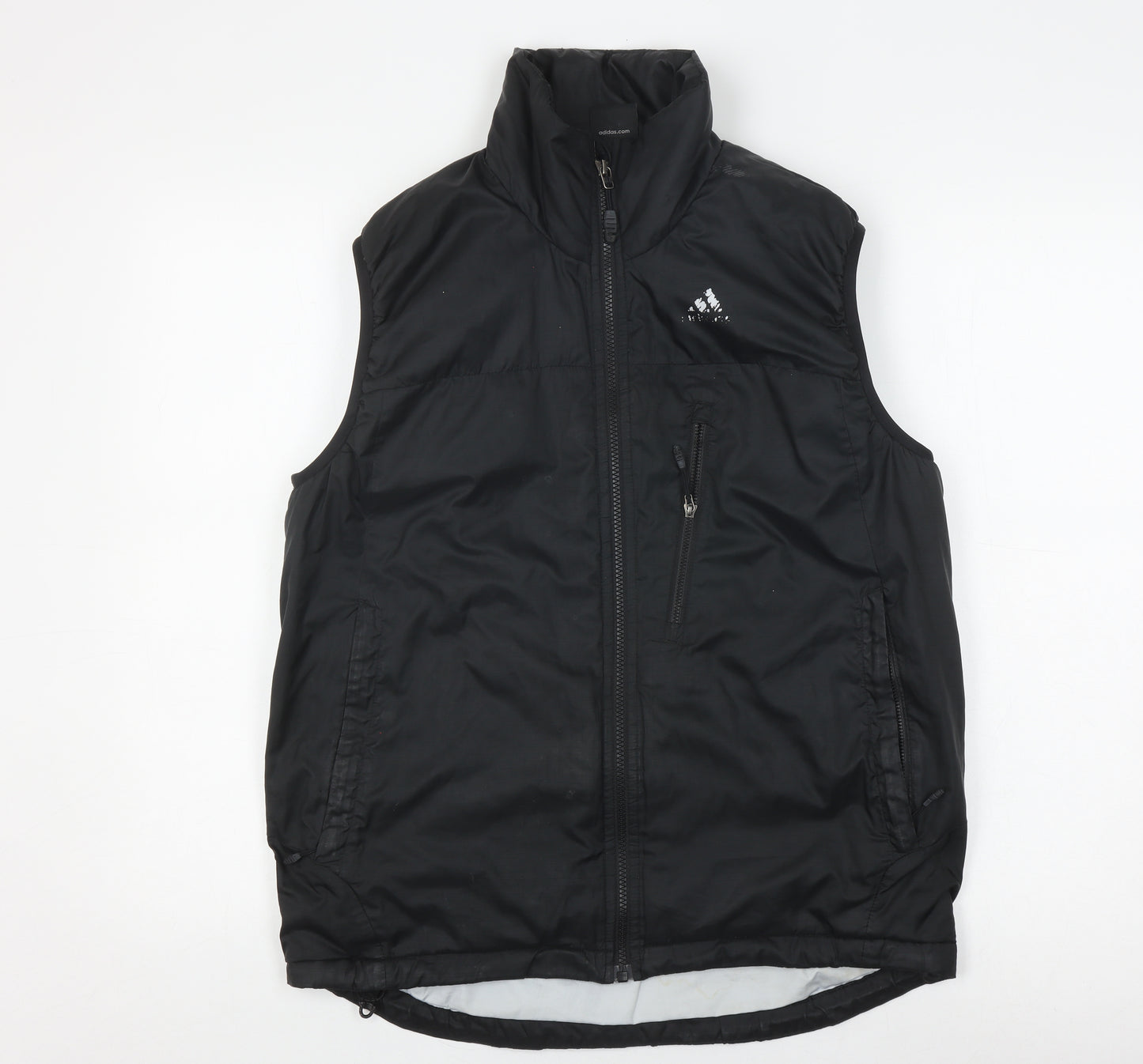 Adidas Men's Black Puffer Waistcoat Size S, Casual