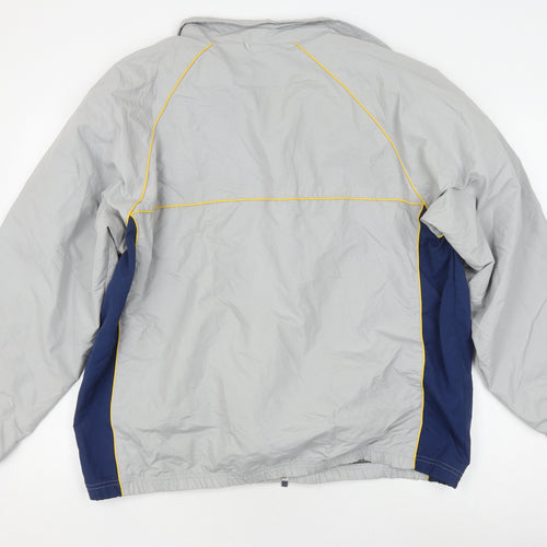 Athletic Works Men's Grey Windbreaker Jacket, Size L