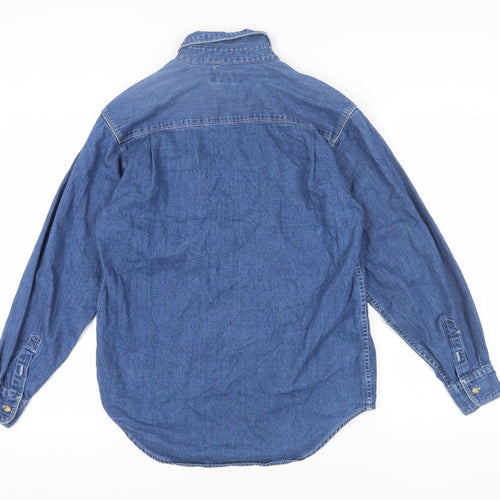 Great Northwest Women's Blue Denim Button-Up Shirt