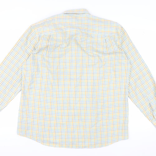 C&H Men's Checkered Slim Fit Long Sleeve Shirt
