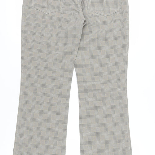 Industrie Women's Grey Check Dress Pants - Size L