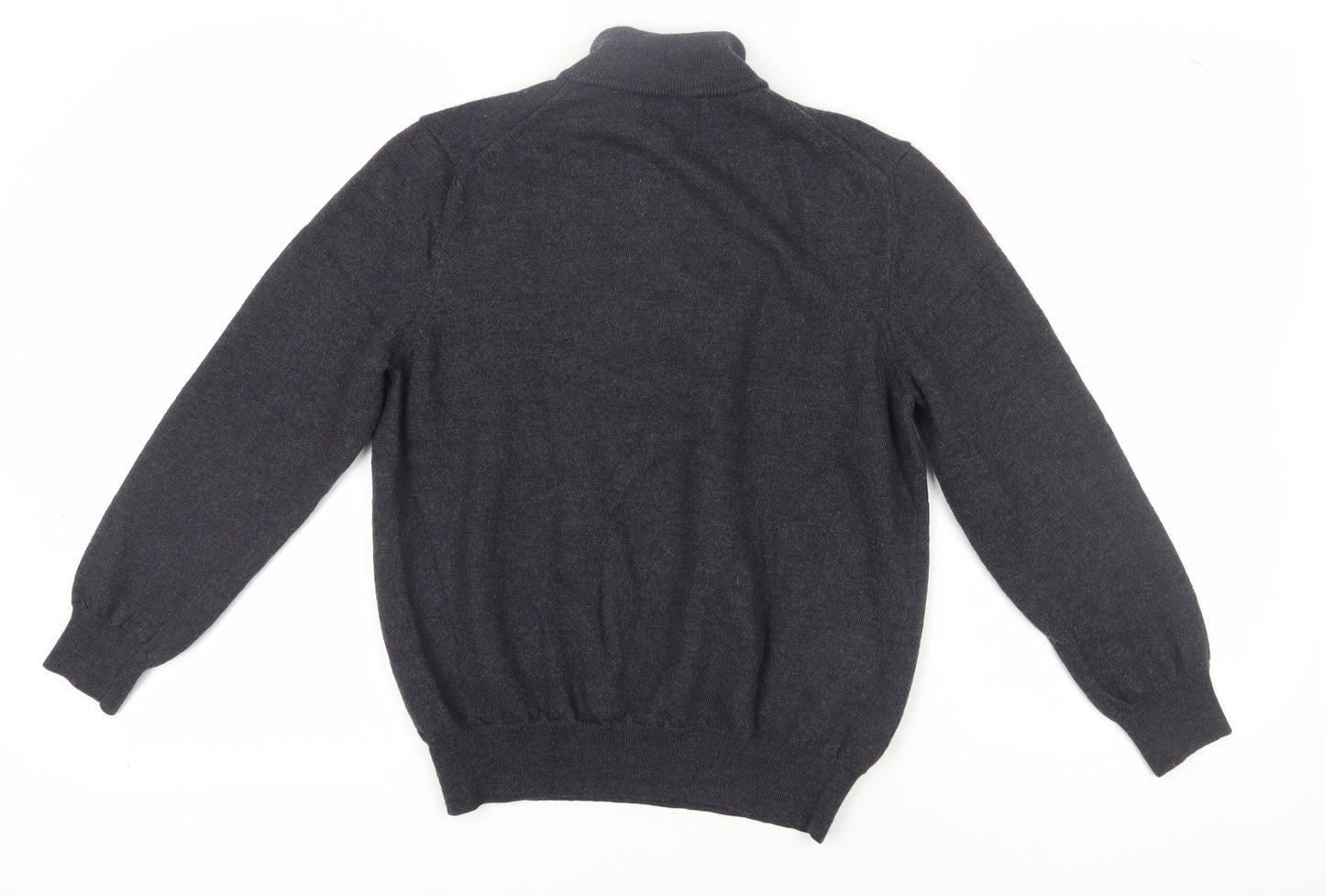 Black Brown 1826 Boys Black Pullover Jumper High Neck L