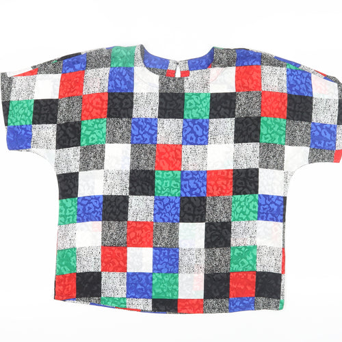 Nicola Women’s Multicoloured Check T-Shirt L