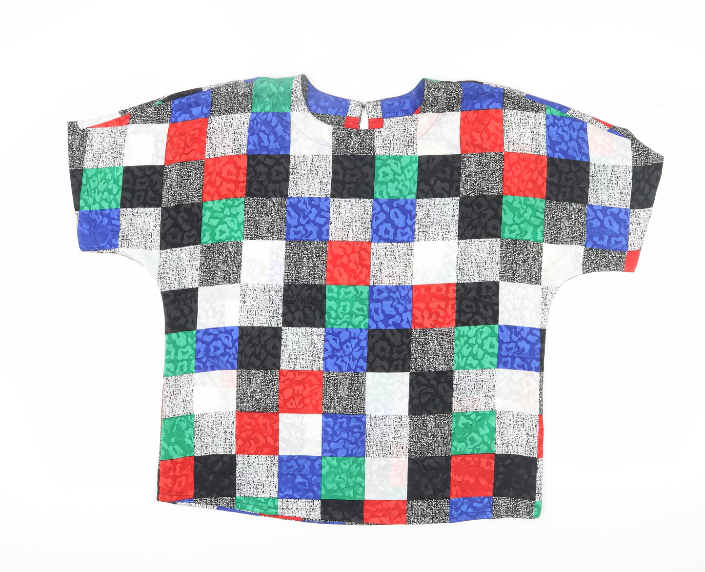 Nicola Women’s Multicoloured Check T-Shirt L