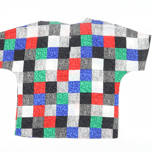 Nicola Women’s Multicoloured Check T-Shirt L