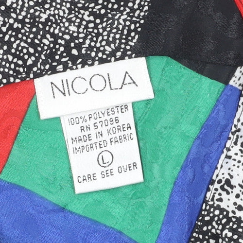 Nicola Women’s Multicoloured Check T-Shirt L