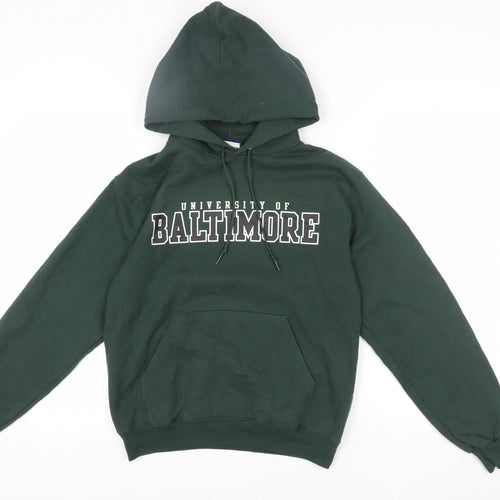 Champion Men's Green Pullover Hoodie - Size S