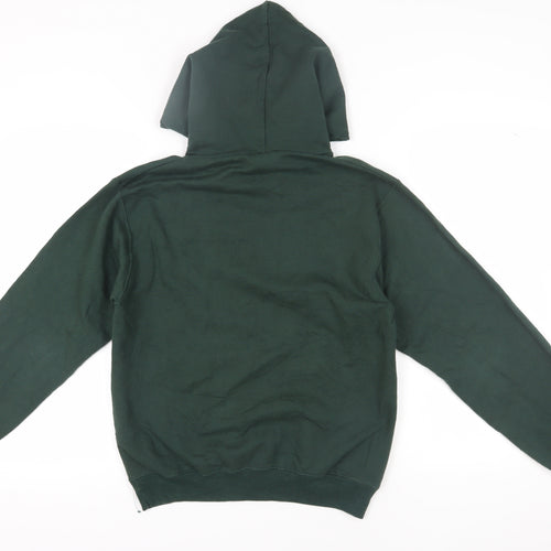 Champion Men's Green Pullover Hoodie - Size S