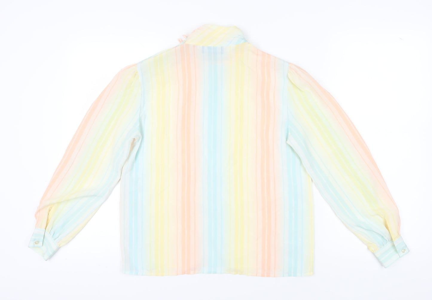 haberdashery Women Multicoloured Striped Blouse Size 10