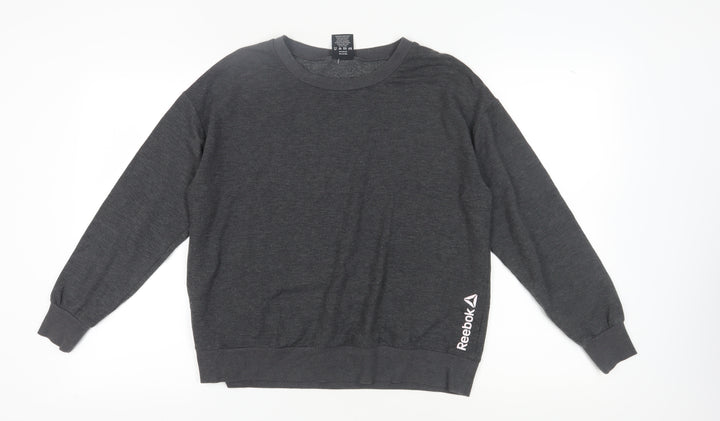 Reebok Grey Sweatshirt Unisex Adult M Pullover Activewear
