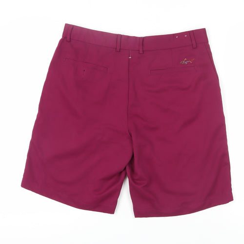 Greg Norman Men's Red Chino Shorts Size 34