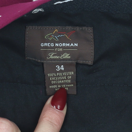 Greg Norman Men's Red Chino Shorts Size 34